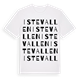Istevallen ordlek t-shirt