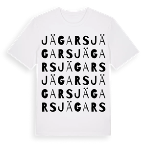 Jägars ordlek t-shirt – ekologisk bomull t-shirt från Pinshirt