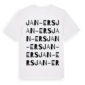 Jan-Ers ordlek t-shirt – ekologisk bomull t-shirt från Pinshirt