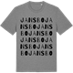 Mid Heather Gray t-shirt med Jansbo ordlek t-shirt