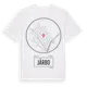 White t-shirt med Järbo t-shirt
