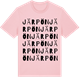 Pink Cotton t-shirt med Järpön ordlek t-shirt