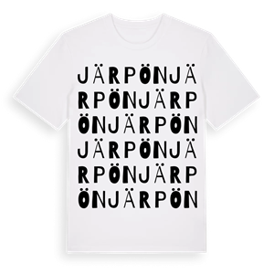 Järpön ordlek t-shirt – ekologisk bomull t-shirt från Pinshirt