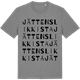 Mid Heather Gray t-shirt med Jättens likkista ordlek t-shirt
