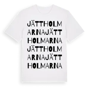 Jättholmarna ordlek t-shirt – ekologisk bomull t-shirt från Pinshirt