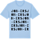 Blue Soul t-shirt med Jon-Ers ordlek t-shirt