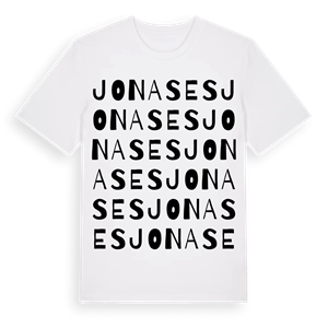Jonases ordlek t-shirt – ekologisk bomull t-shirt från Pinshirt