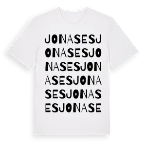 Jonases ordlek t-shirt – ekologisk bomull t-shirt från Pinshirt