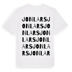 Jonlars ordlek t-shirt – ekologisk bomull t-shirt från Pinshirt