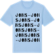 Blue Soul t-shirt med Jons-Jons ordlek t-shirt