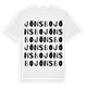 White t-shirt med Jönsbo ordlek t-shirt