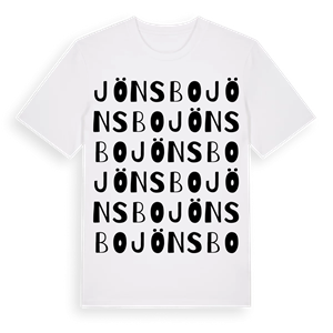 Jönsbo ordlek t-shirt – ekologisk bomull t-shirt från Pinshirt