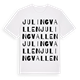 Julingvallen ordlek t-shirt