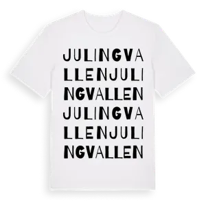 Julingvallen ordlek t-shirt – ekologisk bomull t-shirt från Pinshirt