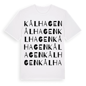 Kålhagen ordlek t-shirt – ekologisk bomull t-shirt från Pinshirt