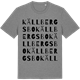 Mid Heather Gray t-shirt med Källbergsbo ordlek t-shirt