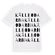 Källbodarna ordlek t-shirt