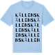 Blue Soul t-shirt med Källens ordlek t-shirt