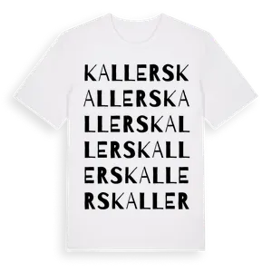Kallers ordlek t-shirt – ekologisk bomull t-shirt från Pinshirt