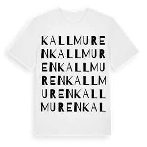 Kallmuren ordlek t-shirt – ekologisk bomull t-shirt från Pinshirt