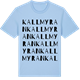 Blue Soul t-shirt med Kallmyran ordlek t-shirt