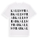 Kallmyran ordlek t-shirt