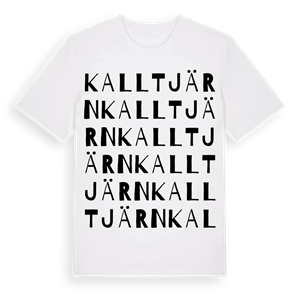 Kalltjärn ordlek t-shirt – ekologisk bomull t-shirt från Pinshirt