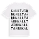 Kalltjärn ordlek t-shirt