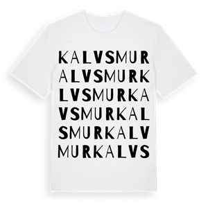 Kalvsmur ordlek t-shirt – ekologisk bomull t-shirt från Pinshirt