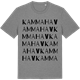 Mid Heather Gray t-shirt med Kammahav ordlek t-shirt