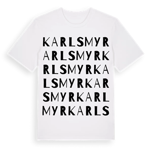 Karlsmyr ordlek t-shirt – ekologisk bomull t-shirt från Pinshirt