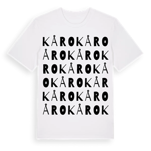 Kåro ordlek t-shirt – ekologisk bomull t-shirt från Pinshirt