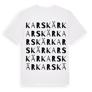 Karskär ordlek t-shirt – ekologisk bomull t-shirt från Pinshirt