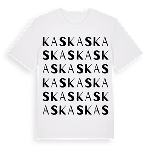 Kaskas ordlek t-shirt – ekologisk bomull t-shirt från Pinshirt