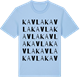 Blue Soul t-shirt med Kavla ordlek t-shirt