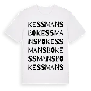 Kessmansbo ordlek t-shirt – ekologisk bomull t-shirt från Pinshirt