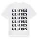 White t-shirt med Kilafors ordlek t-shirt