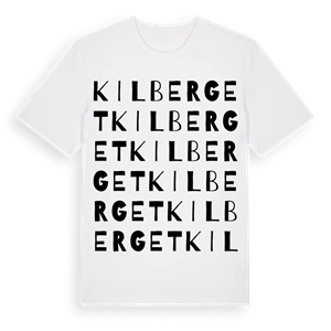 Kilberget ordlek t-shirt – ekologisk bomull t-shirt från Pinshirt
