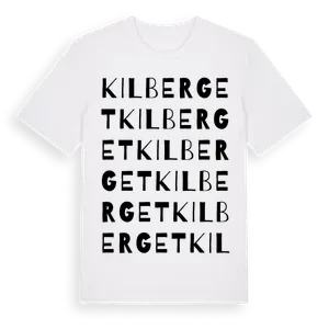 Kilberget ordlek t-shirt – ekologisk bomull t-shirt från Pinshirt