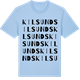 Blue Soul t-shirt med Kilsunds ordlek t-shirt