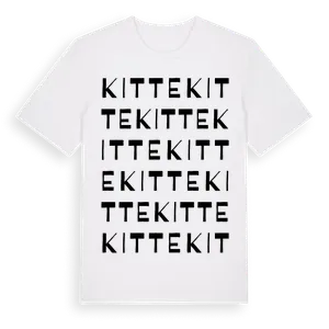 Kitte ordlek t-shirt – ekologisk bomull t-shirt från Pinshirt