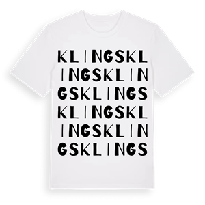 Klings ordlek t-shirt – ekologisk bomull t-shirt från Pinshirt