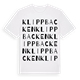 Klippbacken ordlek t-shirt