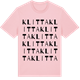 Pink Cotton t-shirt med Klitta ordlek t-shirt