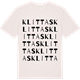 Vintage White t-shirt med Klittas ordlek t-shirt