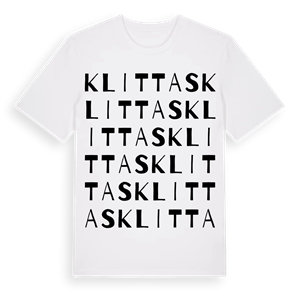 Klittas ordlek t-shirt – ekologisk bomull t-shirt från Pinshirt