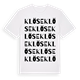 Klöse ordlek t-shirt