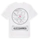 White t-shirt med Klossdammen t-shirt