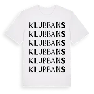 Klubbans ordlek t-shirt – ekologisk bomull t-shirt från Pinshirt