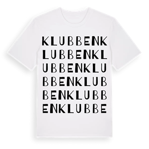 Klubben ordlek t-shirt – ekologisk bomull t-shirt från Pinshirt